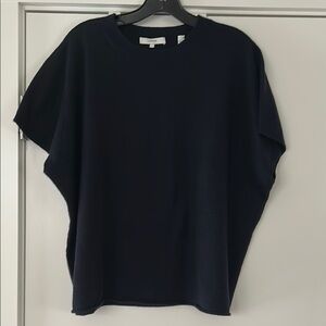 Vince Navy Blue Cashmere/Linen Sweater